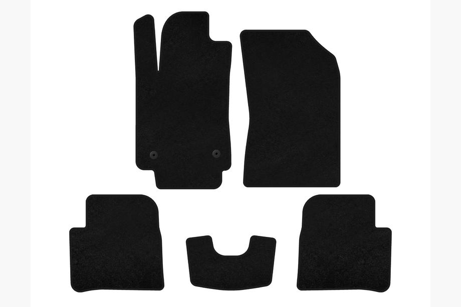Citroen C-3 2016–2023 Premium textielen automatten (HB, Zwart) Image