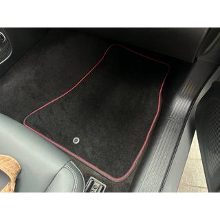 Premium textielen automatten (Coupé, Zwart) foto 2