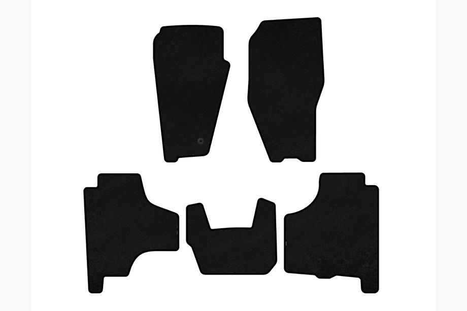 Dodge Nitro 2006–2011 Premium stoffen automatten (Zwart) Image