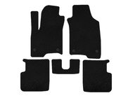 Fiat Panda 2011–2023 Premium stoffen automatten (Zwart) foto 1