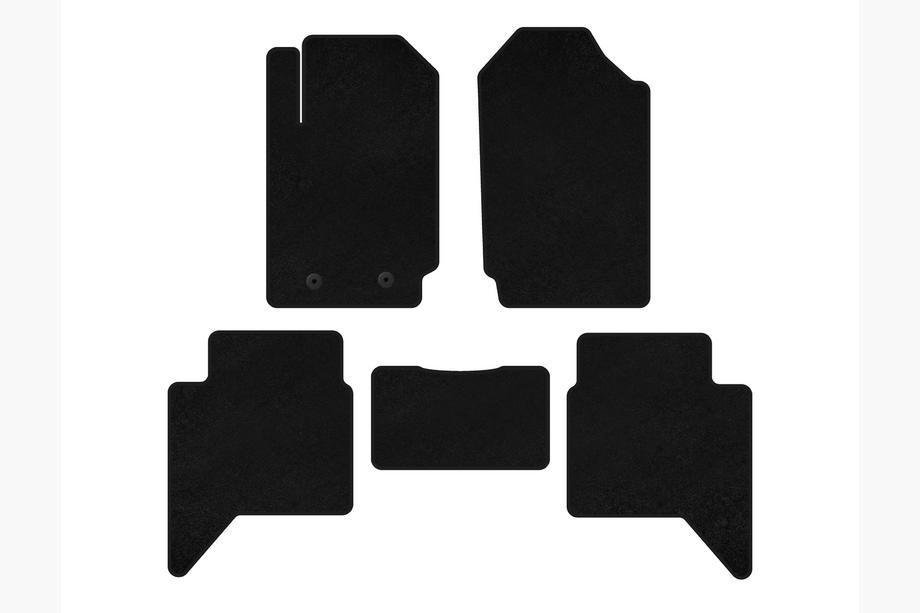 Ford Ranger 2011–2022 Premium stoffen automatten (Zwart) Image