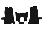 Ford Transit 2000–2014 Premium textiele automatten (2000-2006, 1+1, handgeschakeld, zwart) foto 1