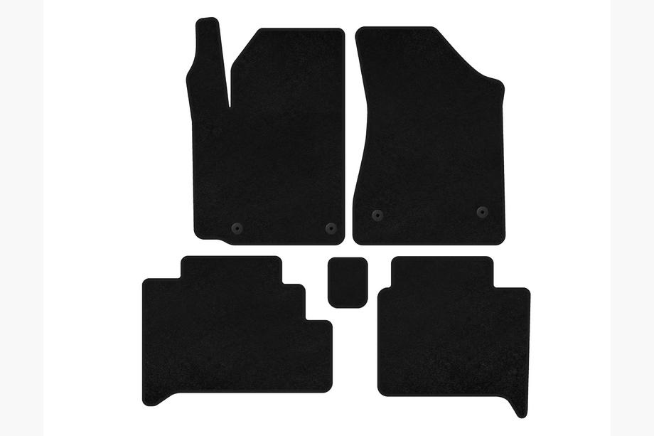 Geely GC-5 2010–2015 Premium textielen automatten (HB, Zwart) Image