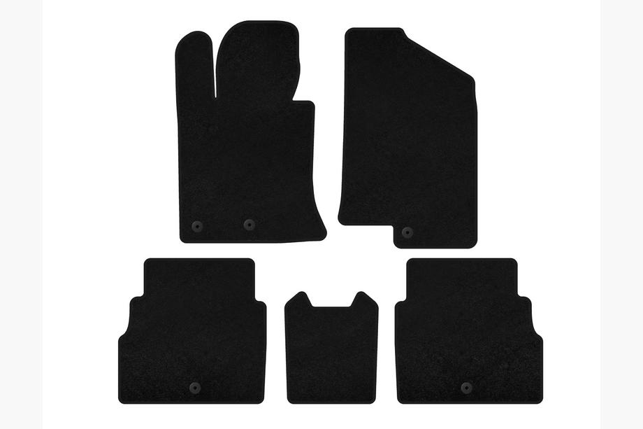 Hyundai Sonata YF 2010–2014 Textiele automatten Premium V2 (Zwart) Image