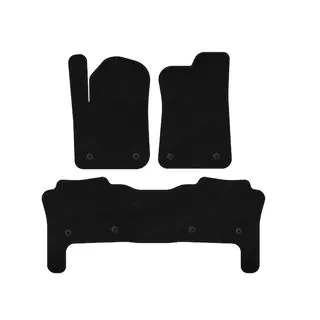 Premium textielen automatten (2 rijen, zwart) foto 1