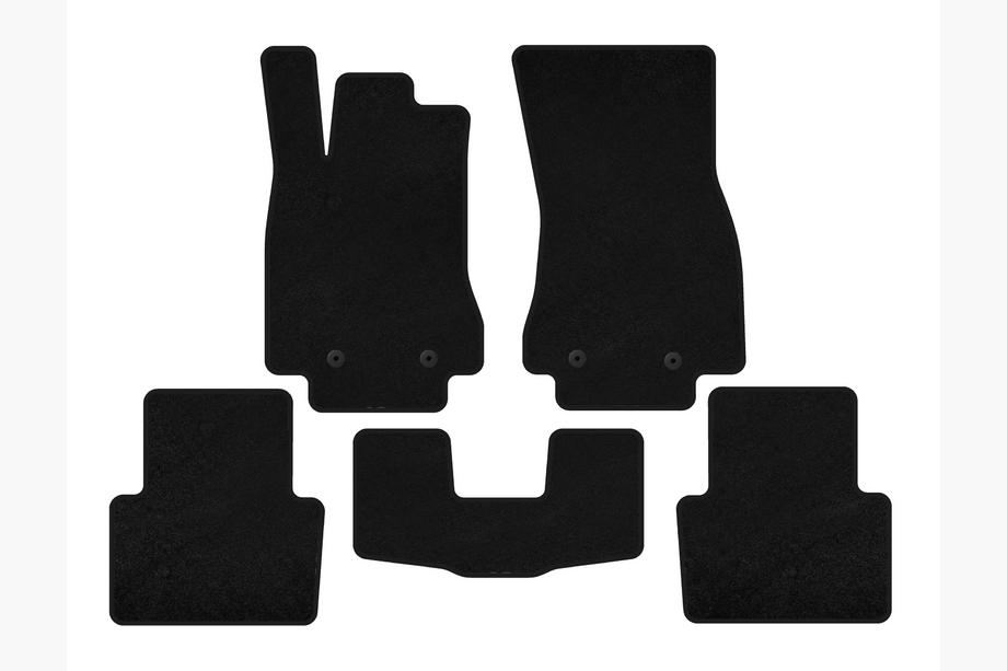 Jaguar XF 2009–2016 Premium textiel automatten (zwart) Image