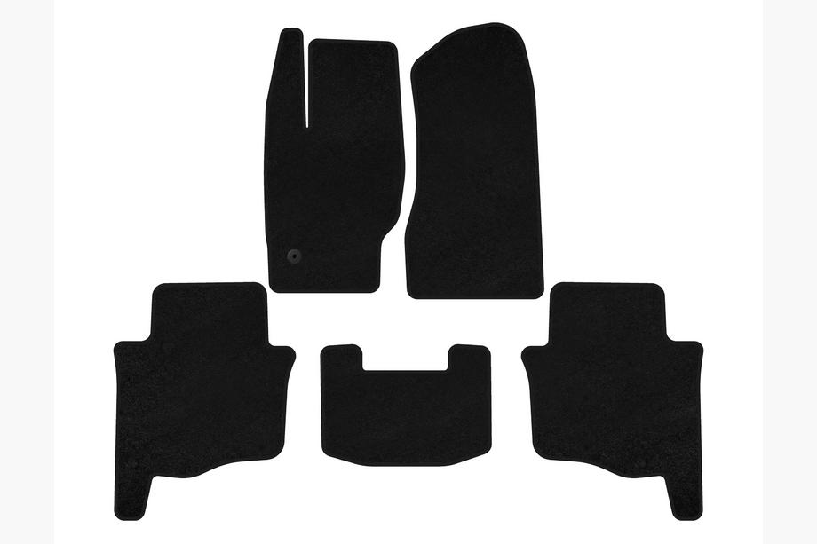 Jeep Grand Cherokee WK 2004–2010 Premium stoffen automatten (Zwart) Image