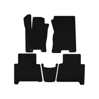 Premium textielen automatten (2 rijen, zwart) foto 1