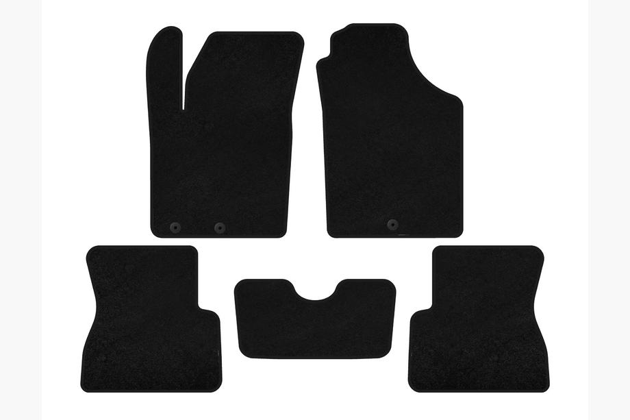 Kia Picanto 2011–2016 Premium textiel automatten (zwart) Image