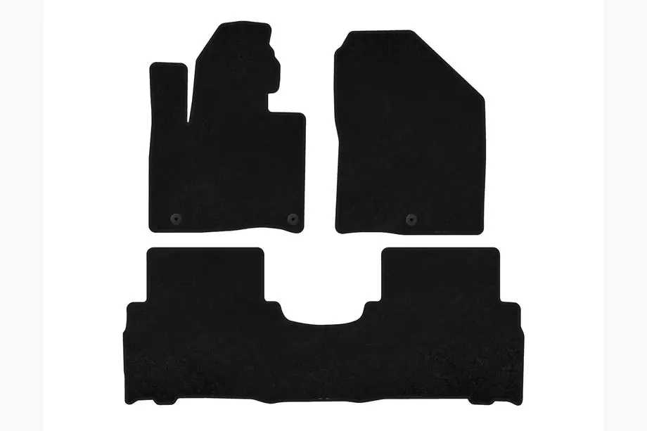 Kia Sorento III UM 2014–2020 Premium textielen automatten (2014-2018, 5-zits, zwart) Image