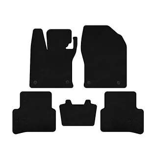 Premium textiele automatten (Hybrid, zwart)