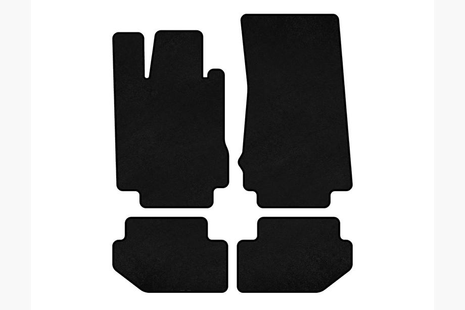 Mercedes CL-klasse C215 1999–2006 Premium textiel automatten (zwart) Image