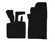 Smart 1998–2007 Premium textielen mattenset (1998-2003, Cabriolet, Zwart) foto 1