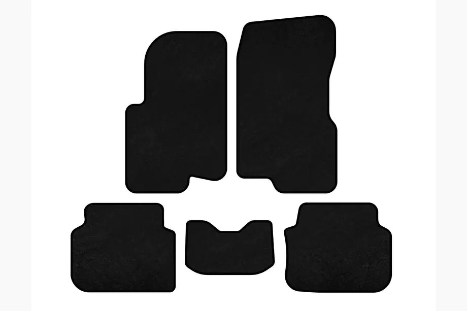 Smart 1998–2007 Textielen automatten Premium (2003-2007, Forfour, zwart) Image