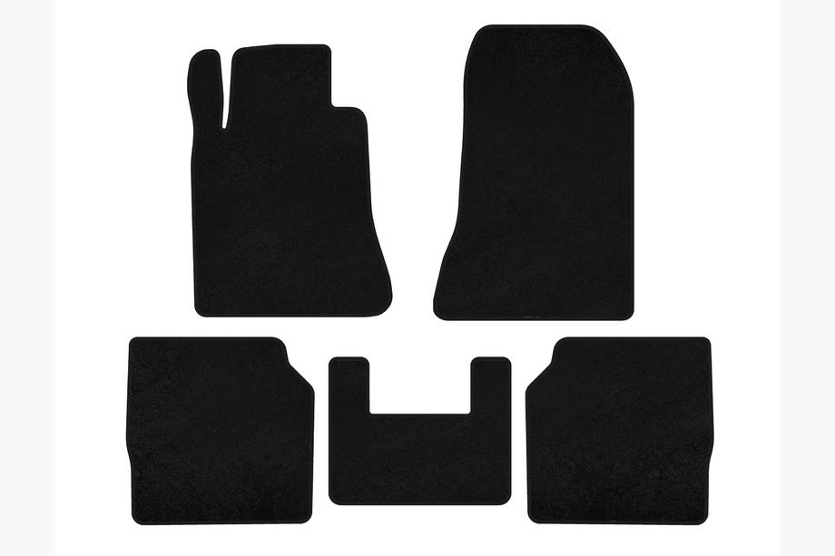 Mercedes S-class W140 1991–1998 Premium textiele automatten (SD, lange wielbasis, zwart) Image