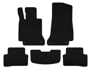 Mercedes C-klasse W205 2014–2021 Premium textielen automatten (SD, zwart) foto 1