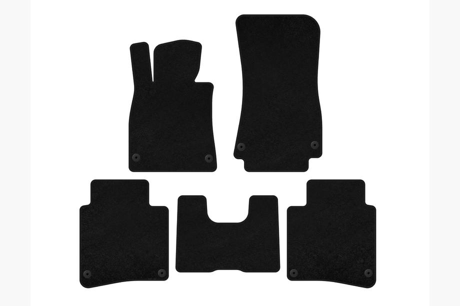 Mercedes S-Class W222 2013–2022 Premium textielmatten (2017-2020, SD, lange wielbasis, zwart) Image