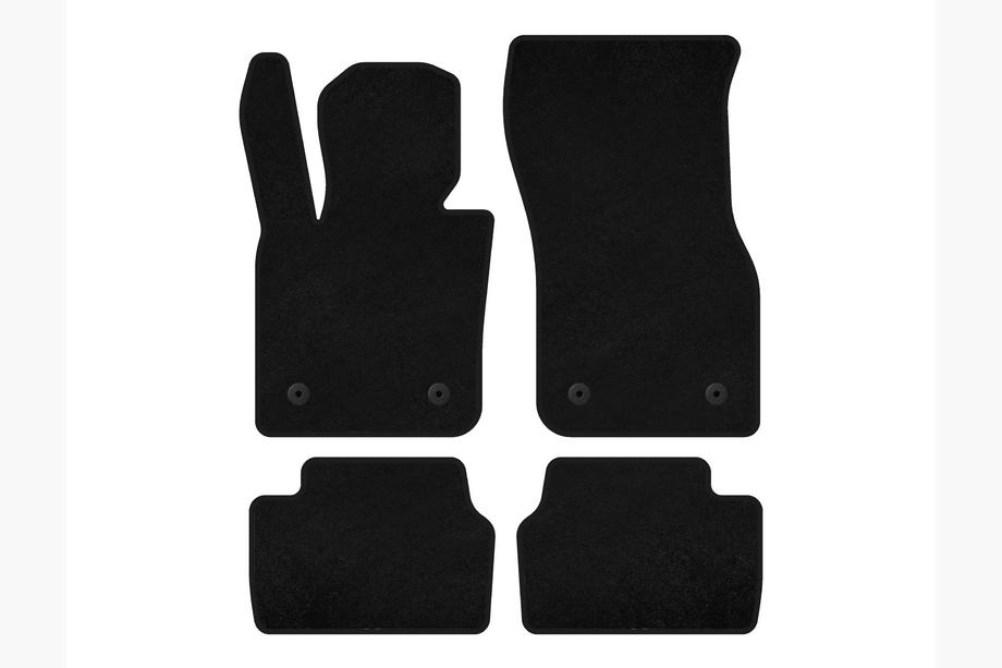 Mini Cooper F55/56/57 2014–2023 Premium textielmatten (voor F55, 5-deurs, zwart) Image