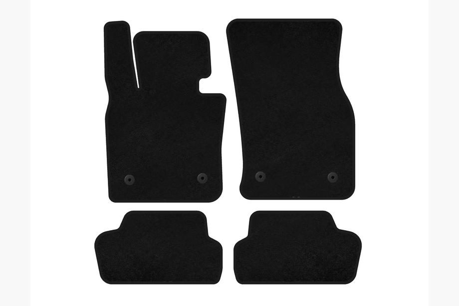 Mini Cooper F55/56/57 2014–2023 Premium textiele vloermatten (voor F56, zwart) Image
