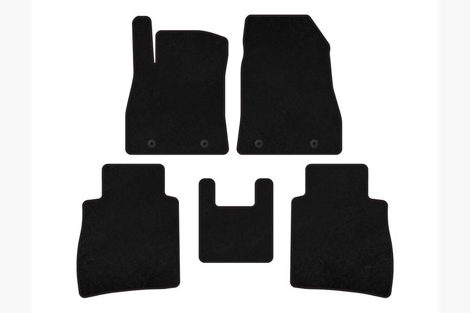 Nissan Sentra 2012–2019 Premium textielen automatten (SD, zwart) Image