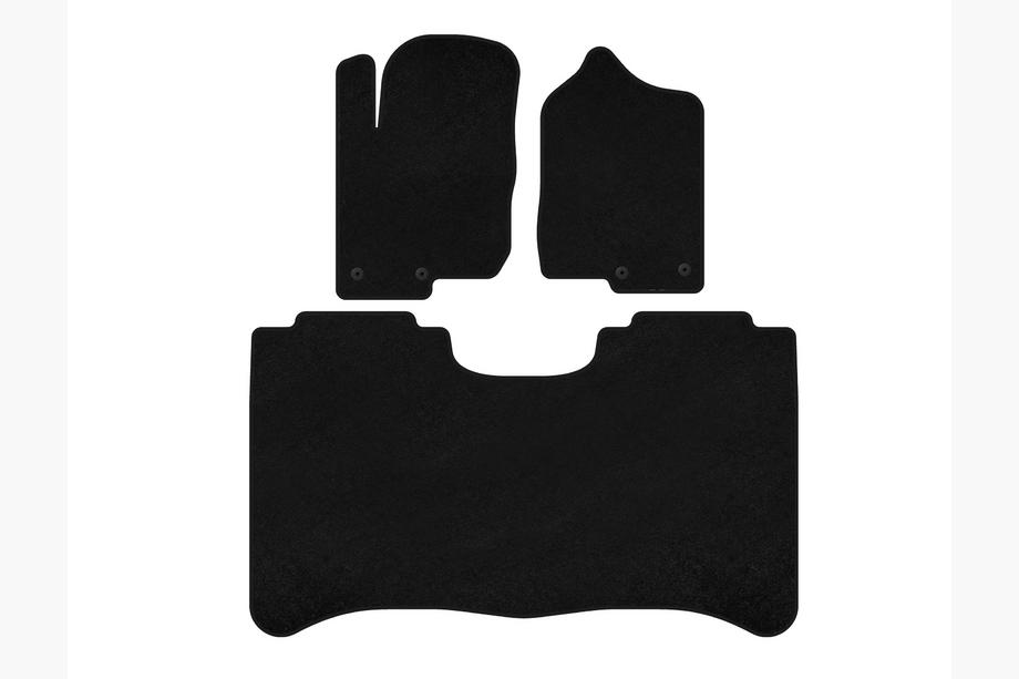 Nissan Titan 2004–2011 Premium textiel automatten (zwart) Image