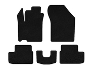 Opel Agila 2007–2015 Premium textielen automatten (HB, Zwart) foto 1