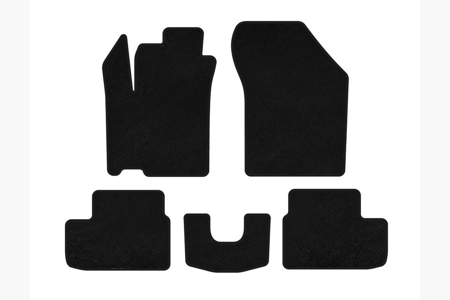 Opel Agila 2007–2015 Premium textielen automatten (HB, Zwart) Image