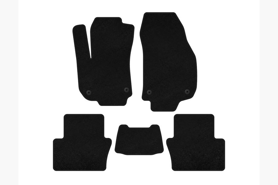 Opel Zafira B 2005–2011 Premium textielen automatten (2 rijen, zwart) Image