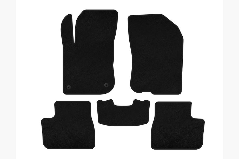Peugeot 208 2012–2019 Premium textiel automatten (zwart) Image