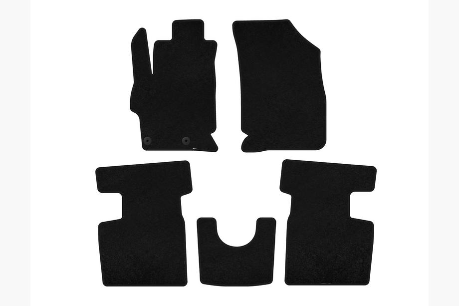 Peugeot 301 2012– Premium textiele automatten (2017+, SD, Zwart) Image