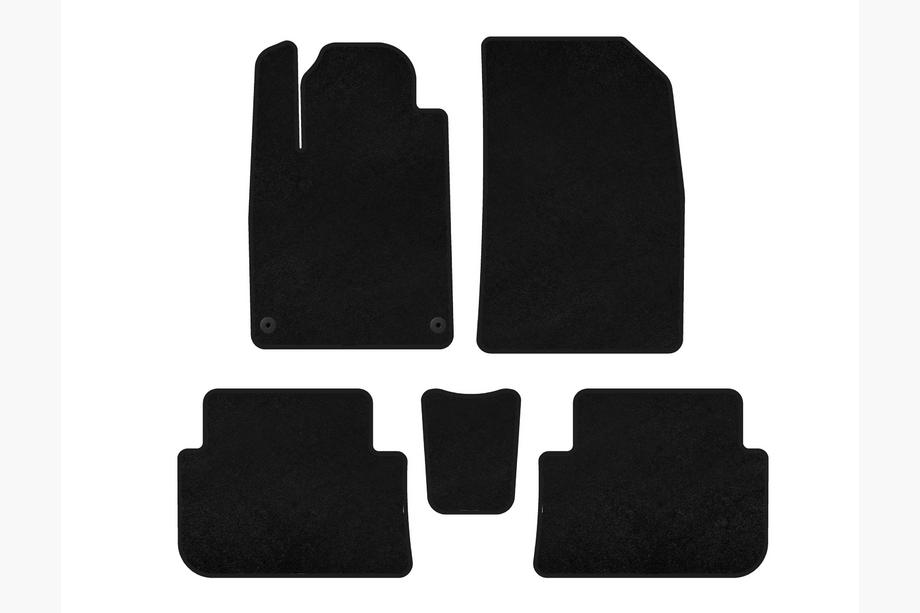 Peugeot 407 2004–2011 Premium textielen automatten (SD, zwart) Image