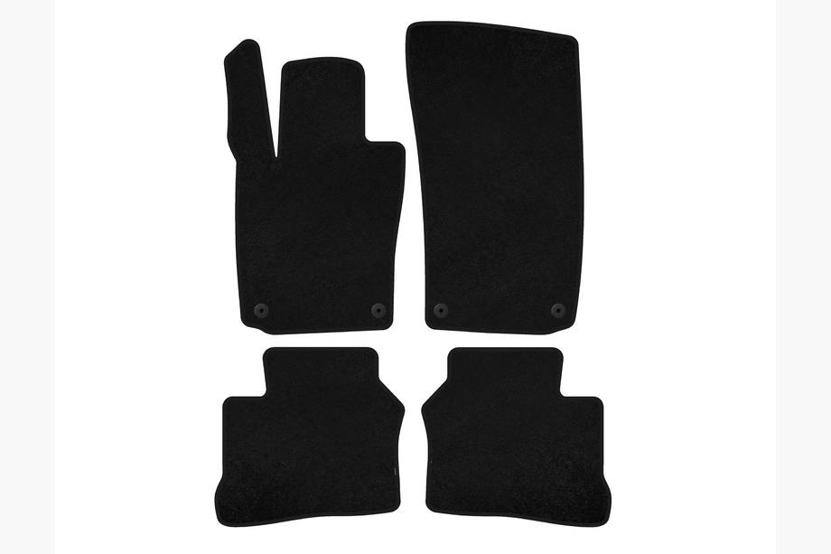 Porsche Panamera 2009–2016 Premium textiele automatten (2009-2013, Coupé, 4-deurs, Zwart) Image