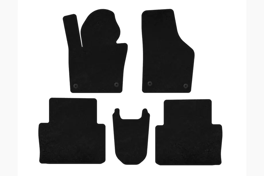 Seat Alhambra 2010– Premium textiel automatten (2015+, Zwart) Image