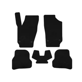 Premium stoffen automatten voor interieur (2010-2012, HB, 5-deurs, zwart) Seat Ibiza 2010–2017 foto 1