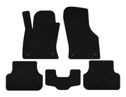 Seat Leon 2013–2020 Premium textiele automatten (2013-2016, SW, zwart) foto 1