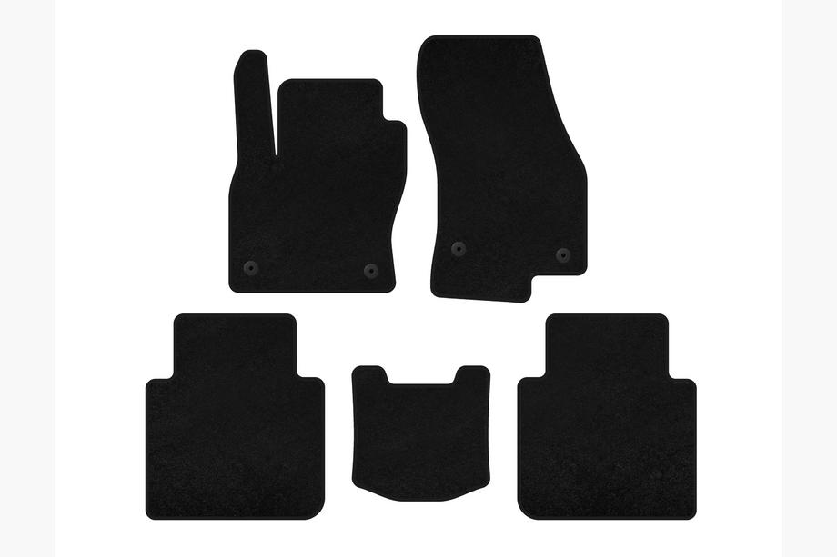 Seat Tarraco 2018– Premium stoffen automatten (Zwart) Image