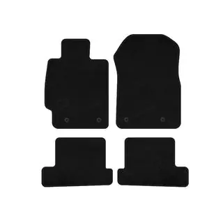 Premium textielen automatten (Coupé, Zwart) foto 1