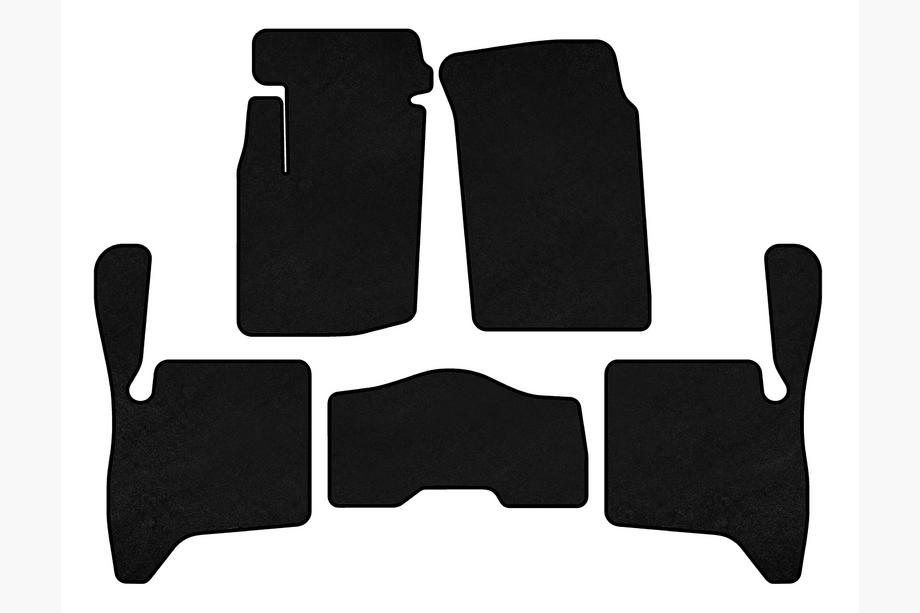 Suzuki Vitara 1998–2006 Premium textielen automatten (3-deurs, zwart) Image