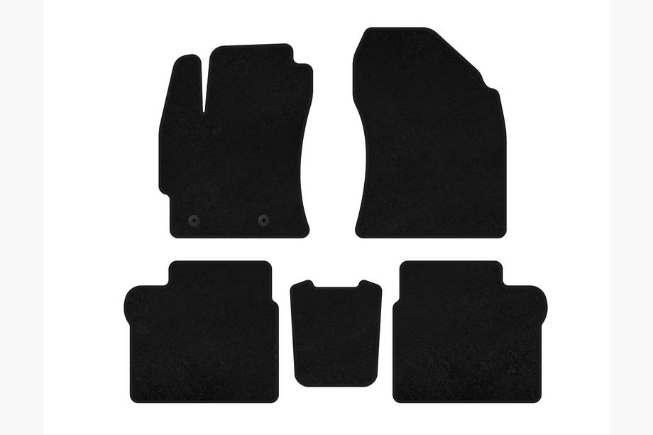 Toyota Corolla 2013–2019 Premium textielen automatten (2016-2019, SD, Zwart) Image