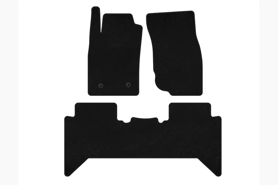 Toyota Hilux 2006–2015 Premium V2 stoffen vloermatten (zwart) Image
