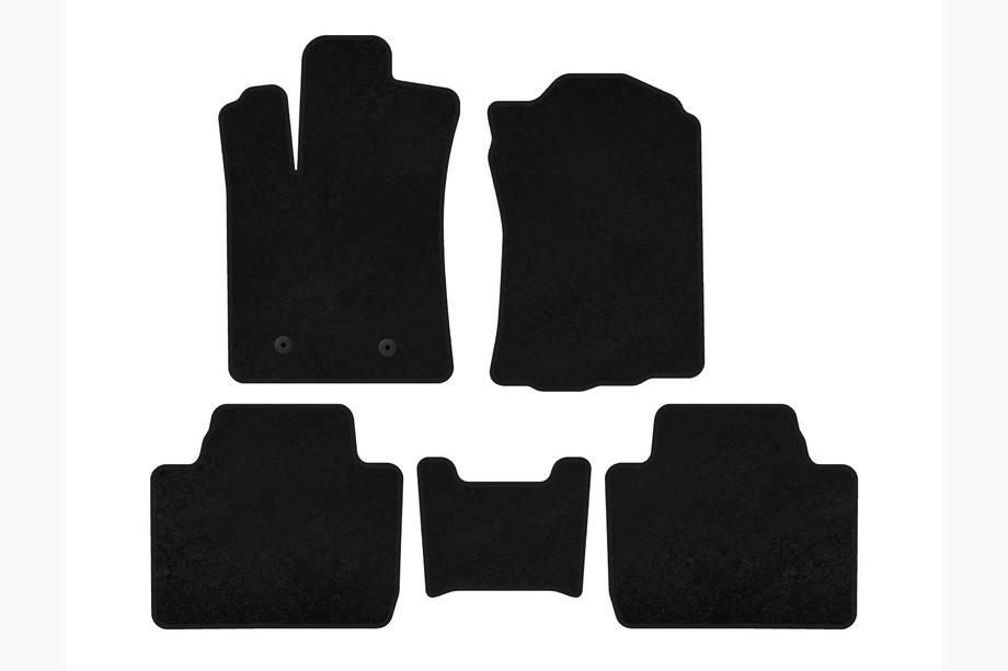 Toyota Tacoma 2015–2023 Premium textiel automatten (zwart) Image