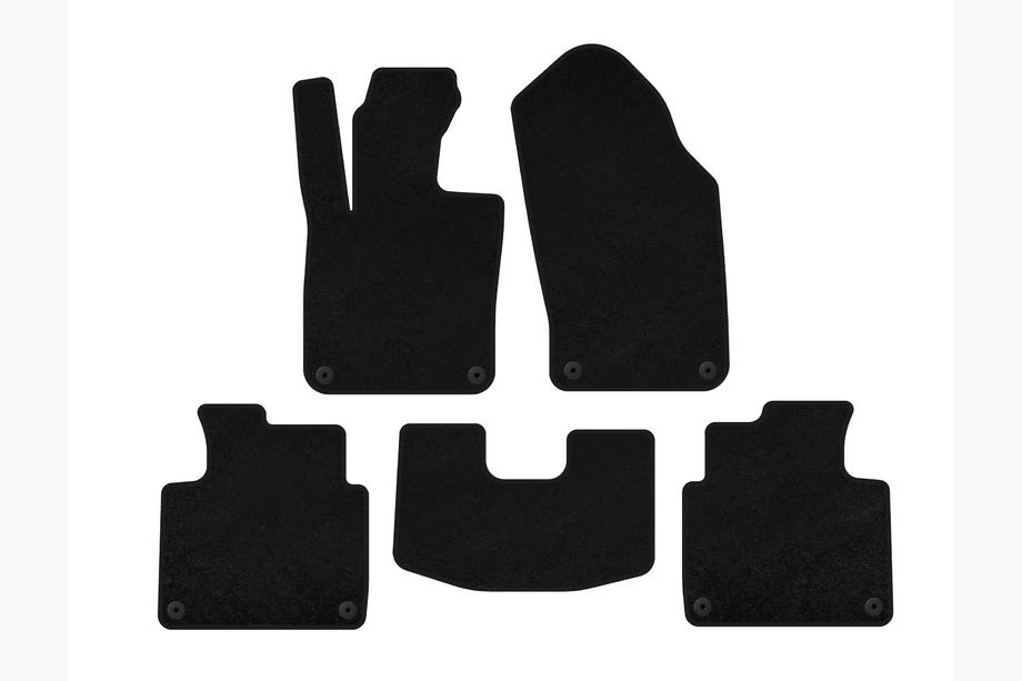 Volvo S90/V90 2016– Premium textielmatten (SD, korte wielbasis, zwart) Image