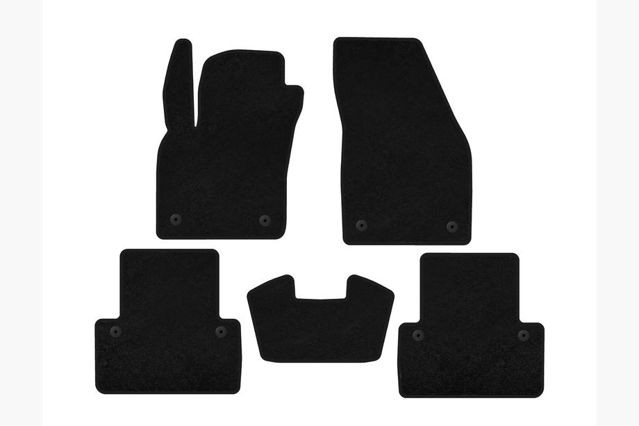 Volvo V50 2004–2012 Premium textielen automatten (2007-2012, SW, Zwart) Image