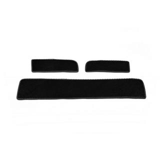 Classic stoffen instapdrempelmatten (3 stuks, zwart) foto 1
