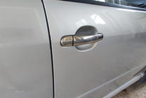 Skoda Fabia 2000–2007 Deurgreep covers (set 4 stuks, RVS) Carmos - Turks staal foto 3