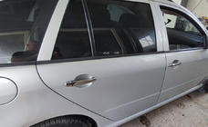 Skoda Fabia 2000–2007 Deurgreep covers (set 4 stuks, RVS) Carmos - Turks staal foto 2