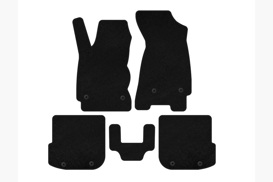 Audi A4 B5 1994–2001 Textielen automatten Classic (Sedan, Zwart) Image