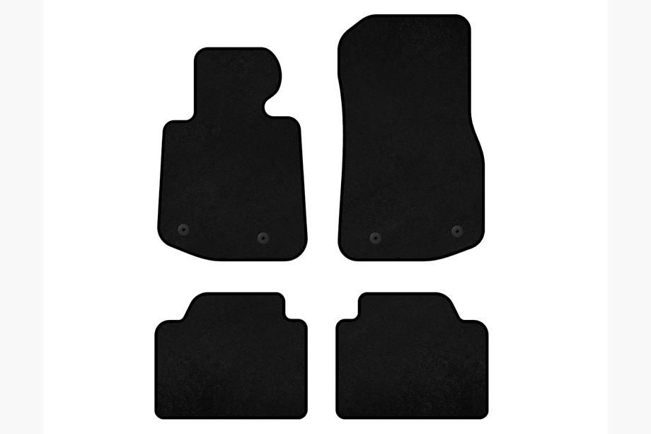 BMW 4 Serie F32/F33/F36 2012–2020 Textiele automatten Classic V2 (Zwart) Image
