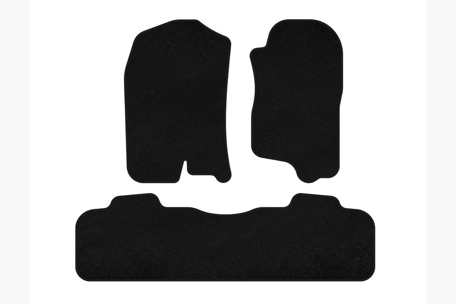 Chevrolet Tahoe 2007–2014 Textiele automatten Classic (2 rijen, 2007-2014, zwart) Image