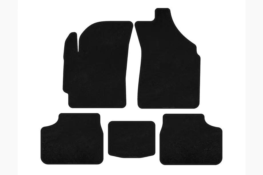 Daewoo Matiz 1998–2008 Textielmatten Classic (Zwart) Image